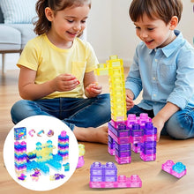 Load image into Gallery viewer, Squishy Multi-color Stacking Jelly Building Blocks Toy Set