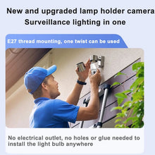 Load image into Gallery viewer, Outdoor Light Bulb Security Camera