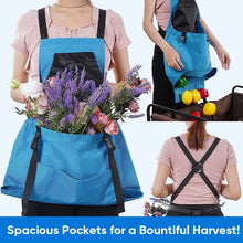 Load image into Gallery viewer, Deep Pocket Gardening Apron With Deep Kangaroo Release Pockets