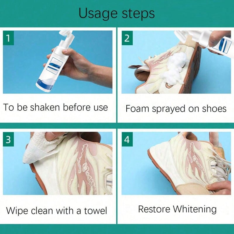 Foam White Shoe Cleaner