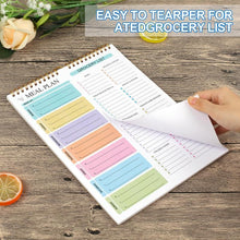 Load image into Gallery viewer, Weekly Meal Planner Notebook