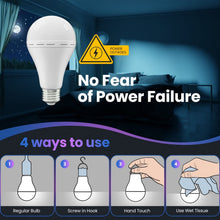 Load image into Gallery viewer, Sakerplus Emergency Rechargeable LED Light Bulbs