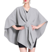 Load image into Gallery viewer, Women's Solid Color Cape Shawl