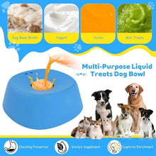 Load image into Gallery viewer, Slow-Feed Liquid Dog Bowls