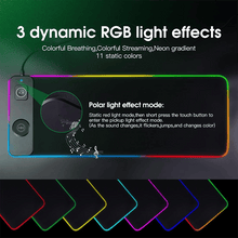Load image into Gallery viewer, Sakerplus Wireless RGB Charging Mouse Pad