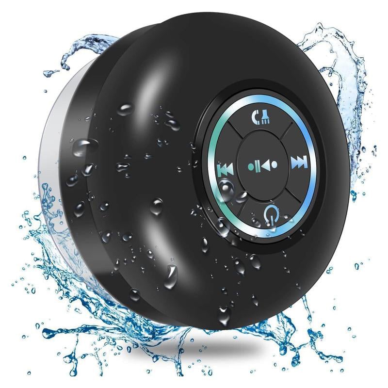 【Extra 10 % Off】Mini Bluetooth Shower Speaker With Led Light