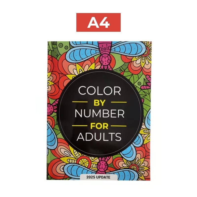 Color By Number Coloring Book for Adults