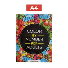 Load image into Gallery viewer, Color By Number Coloring Book for Adults