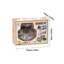 Load image into Gallery viewer, 3D Stereoscopic Book Folding Pop-Up Book Keychain