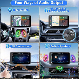 Portable Wireless CarPlay Touch Screen