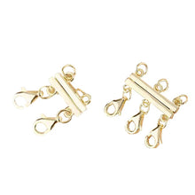 Load image into Gallery viewer, Necklace Separator for Layering Multi Necklace Layering Clasp