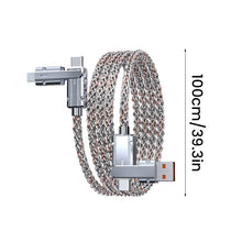 Load image into Gallery viewer, Four-in-One 100W Colorful lights Data Cable