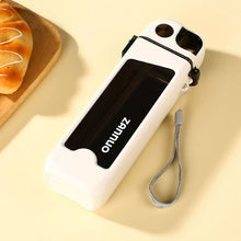 Load image into Gallery viewer, Portable Square Water Bottle with Straw