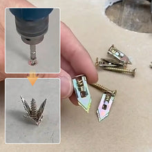Load image into Gallery viewer, Drywall Expansion Anchors + High Strength Zinc Screws Kit (Pack of 100)