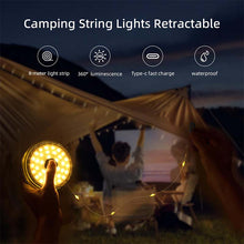 Load image into Gallery viewer, Camping String Lights—Dual Mode: Warm &amp; Color Light