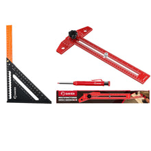 Load image into Gallery viewer, Woodworking Scriber Marking Line Ruler