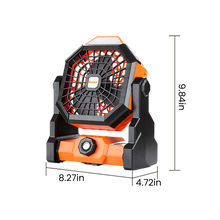 Load image into Gallery viewer, Outdoor Portable Cooling Fan - Rechargeable Camping Fan