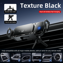 Load image into Gallery viewer, Sakerplus Wireless Charging Rotating Car Mount
