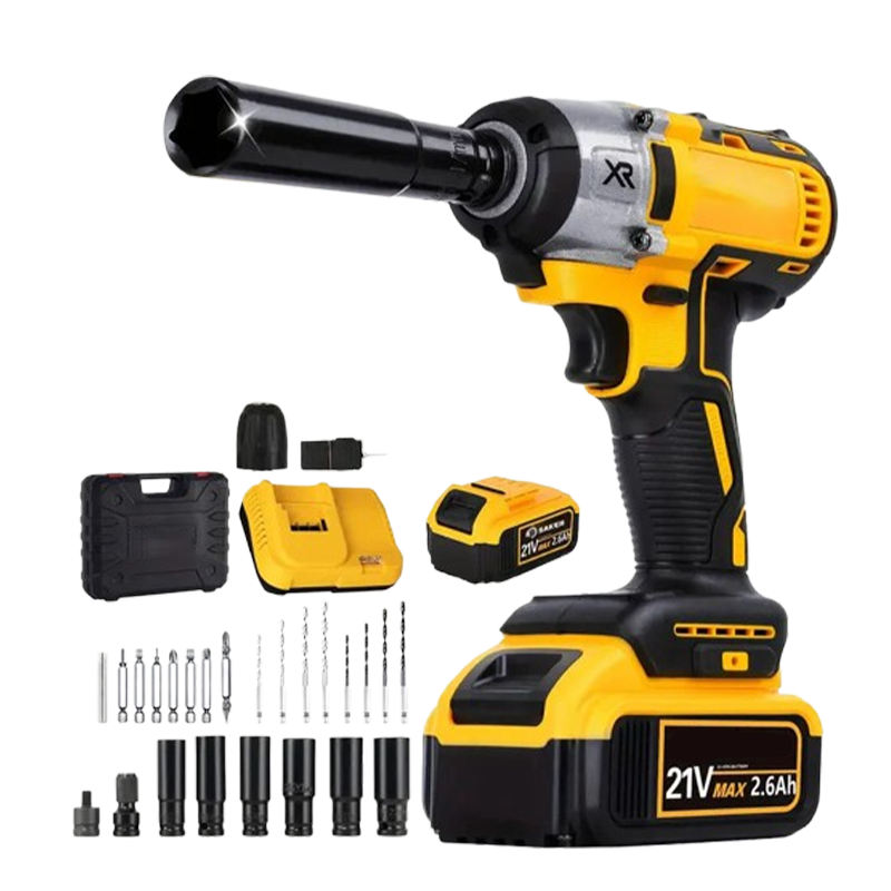 3 In 1 Cordless  Brushless Impact Wrench Kit