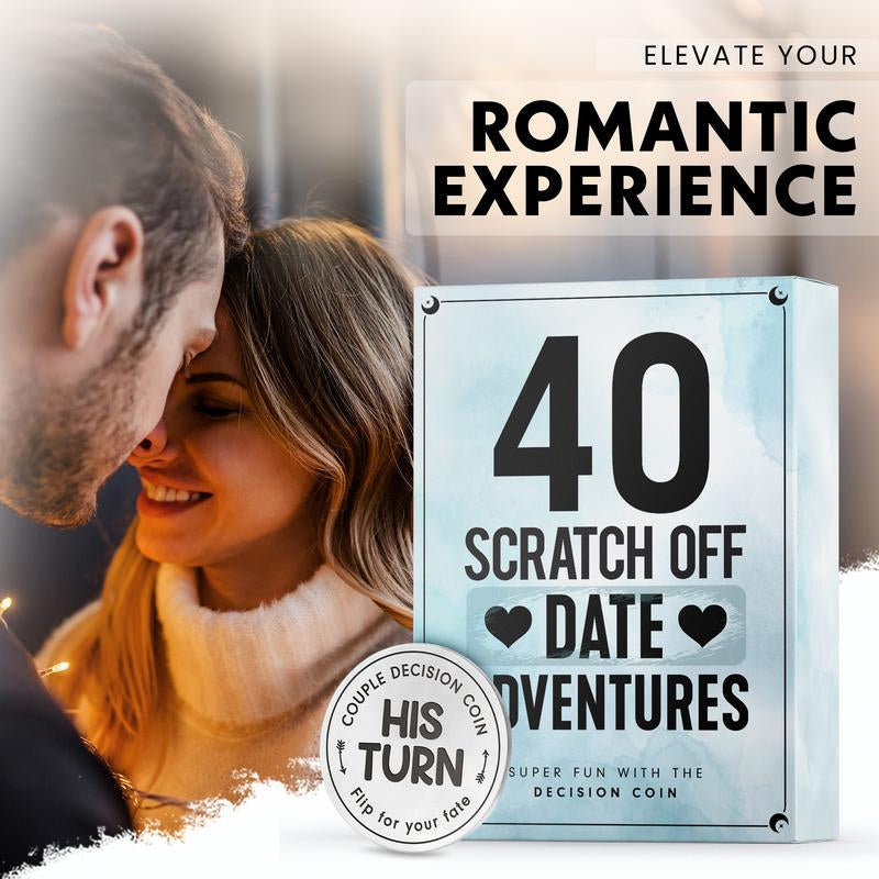 Date Night Ideas Scratch Card Game