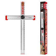 Load image into Gallery viewer, Accurate Hole Position Marker - 4 in 1 Drilling Positioning Ruler