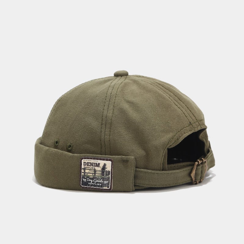 Vintage Cotton Skull Cap Hat