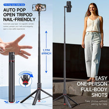 Load image into Gallery viewer, TT01 Extendable Bluetooth Selfie Stick Tripod