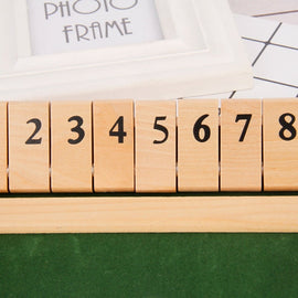Shut The Box Game - Fun Table Math Game for Adults & Kids
