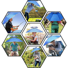 Load image into Gallery viewer, Outdoor Double Layer Umbrella Hat