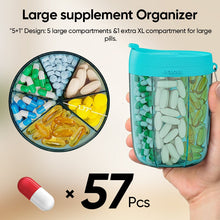 Load image into Gallery viewer, Multi-Compartment 7-Day Pill Organizer