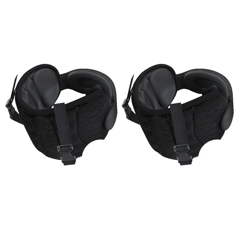 Travel Neck Pillow with Head Strap & Eye Mask