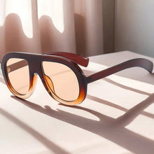 Load image into Gallery viewer, Women's Ombre Oval Tinted Sunglasses