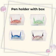 Load image into Gallery viewer, 🦀 Crab Weightlifting Pen Holder