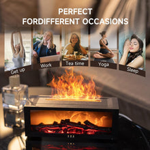 Load image into Gallery viewer, Colorful Fireplace Flame Humidifier Aromatherapy Diffuser