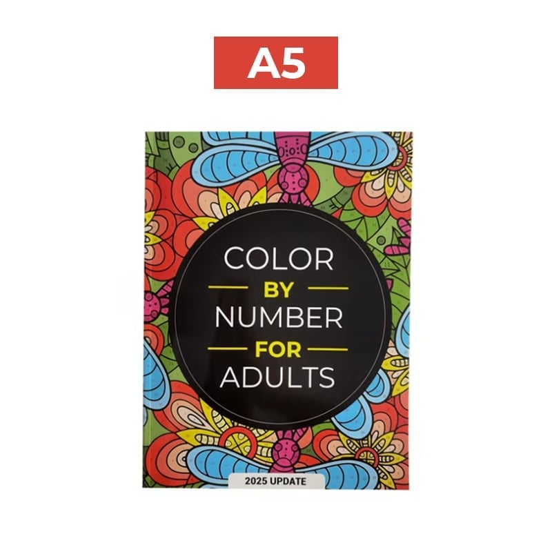 Color By Number Coloring Book for Adults