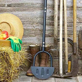 Half-moon lawn edger with T-handle
