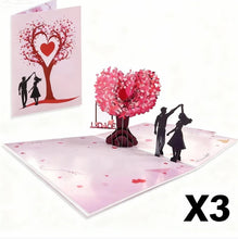 Load image into Gallery viewer, 3D Pop-Up Valentine’s Day &amp; Anniversary Love Tree Greeting Card