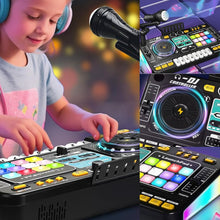 Load image into Gallery viewer, Sakerplus® Kids DJ Mixer Table With Microphone