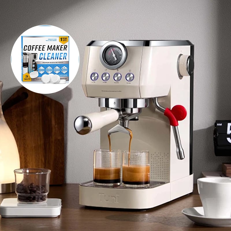Coffee Maker Cleaner & Descaling Tablets
