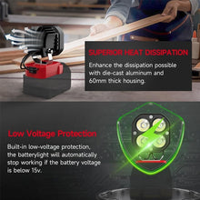 Load image into Gallery viewer, 💡 Portable LED Work Light for 18V Battery
