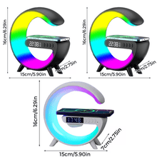 Load image into Gallery viewer, G-shaped Led Wireless Charging Speaker