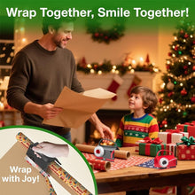 Load image into Gallery viewer, Sakerplus Wrapping Paper Cutter And Dispenser Set