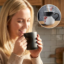 Load image into Gallery viewer, Heart-shaped Color-changing Ceramic Mug