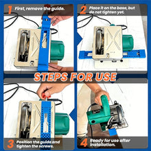 Load image into Gallery viewer, 🛠️ Adjustable Guide Rail for Cutting Machines