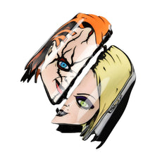 Load image into Gallery viewer, Fun Horror Character Double-Sided Plastic Claw Hair Clips