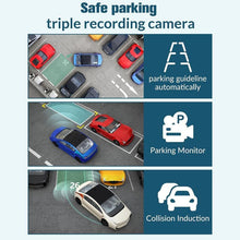 Load image into Gallery viewer, HD triple-lens driving recorder