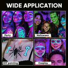 Load image into Gallery viewer, UV Neon Face Paint Markers 12 Colors