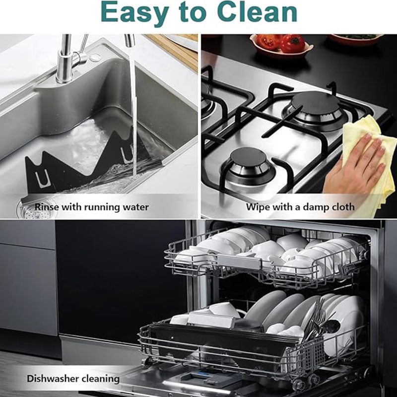 Retractable Stainless Steel Stove Gap Covers 1 Pack(2pcs)