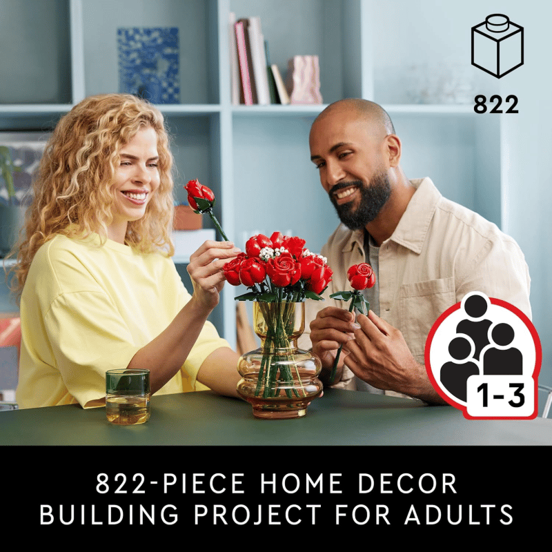 3D preserved flower assembly toy