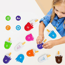 Load image into Gallery viewer, Ice Cream Matching Toy – Early Learning Montessori Math Aid for Children